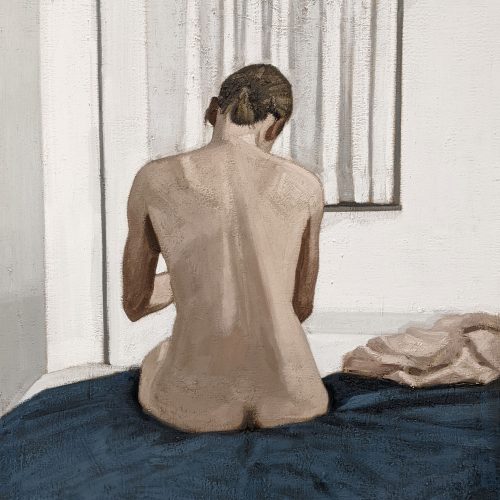 Maxime-Biou-Eve-dos-146x114-huile-sur-toile-2022