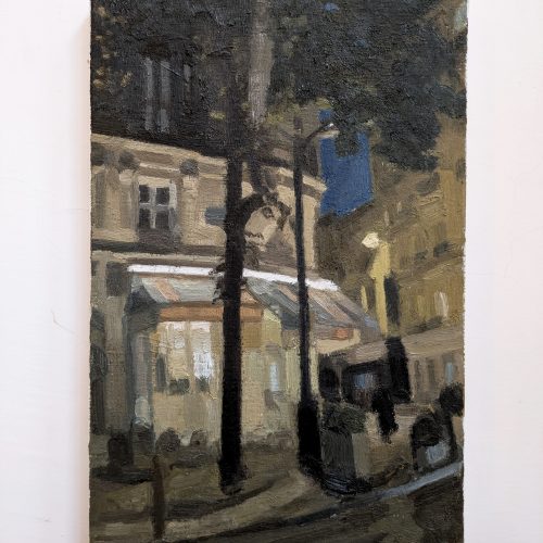 Maxime-Biou-Cafe-Convention-la-nuit-41x27-huile-sur-toile-2024-2