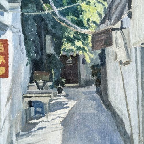 Maxime-Biou-Hutong-41x33-huile-sur-toile-2024-2_2