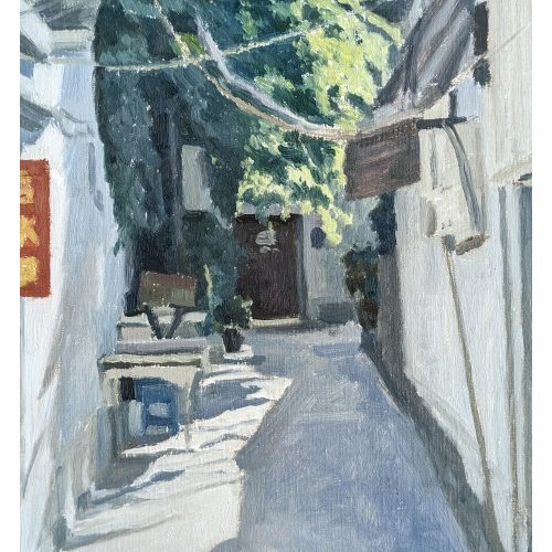 Maxime-Biou-Hutong-41x33-huile-sur-toile-2024-2_2_2