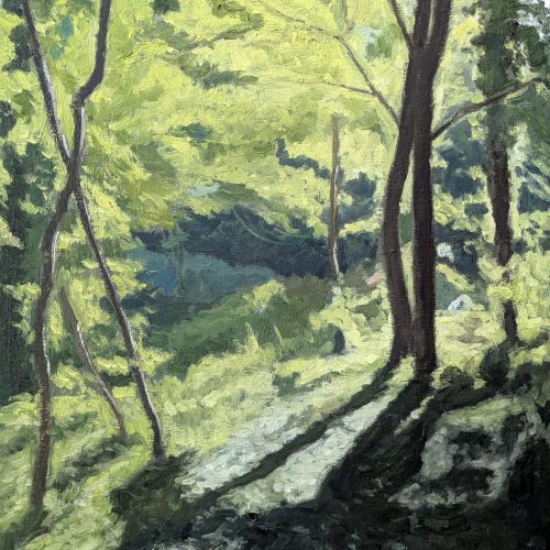 Maxime-Biou-Sous-bois-Vincennes-55x46-huile-sur-toile-2024-3