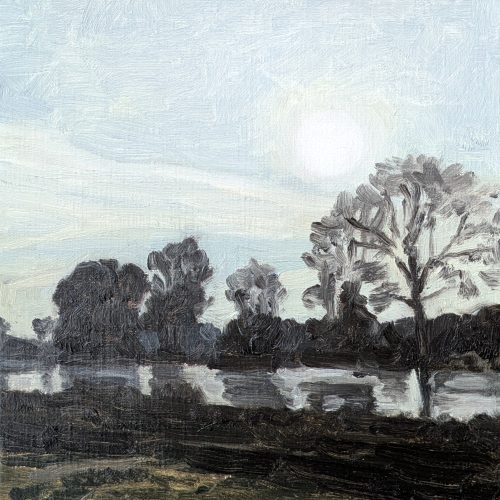 Maxime-Biou-Londres-kew-gardens-33x24-huile-sur-toile-2025