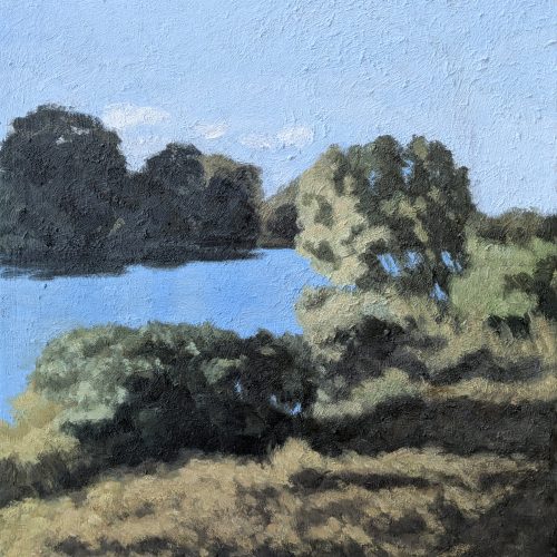 Maxime-Biou-Vincennes-le-soir-46x38-huile-sur-toile-2025-2